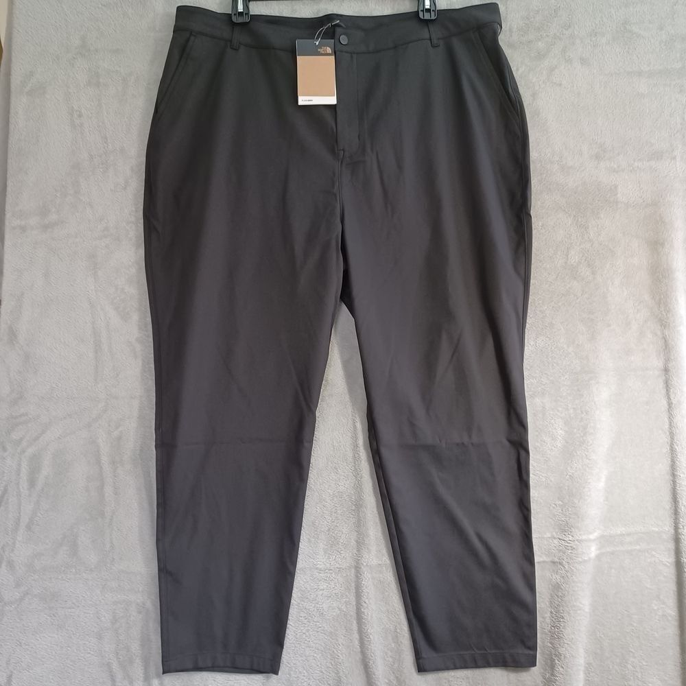 The North Face Pants Sz 24W Black Straight Standard Work Commuter Travel New